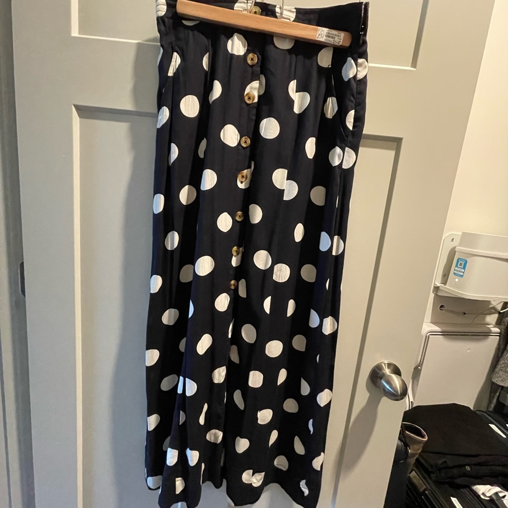 Anthropologie polka dot skirt